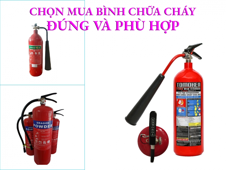 Các tiêu chí để chọn mua bình chữa cháy