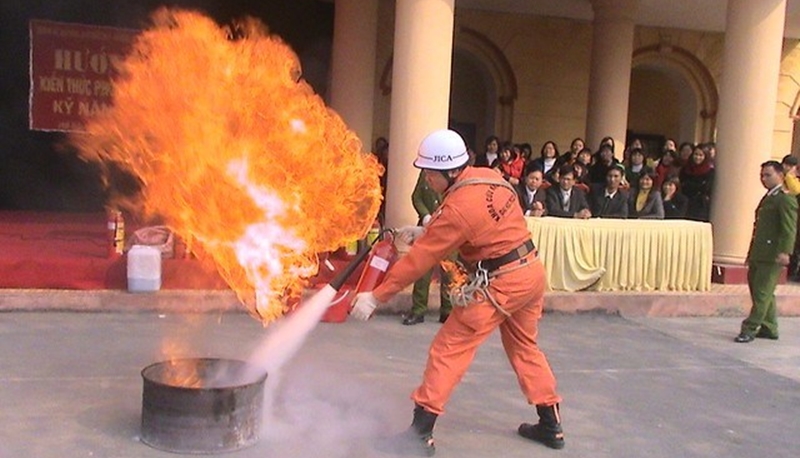 Cấu tạo và nguyên lý hoạt động của bình chữa cháy CO2