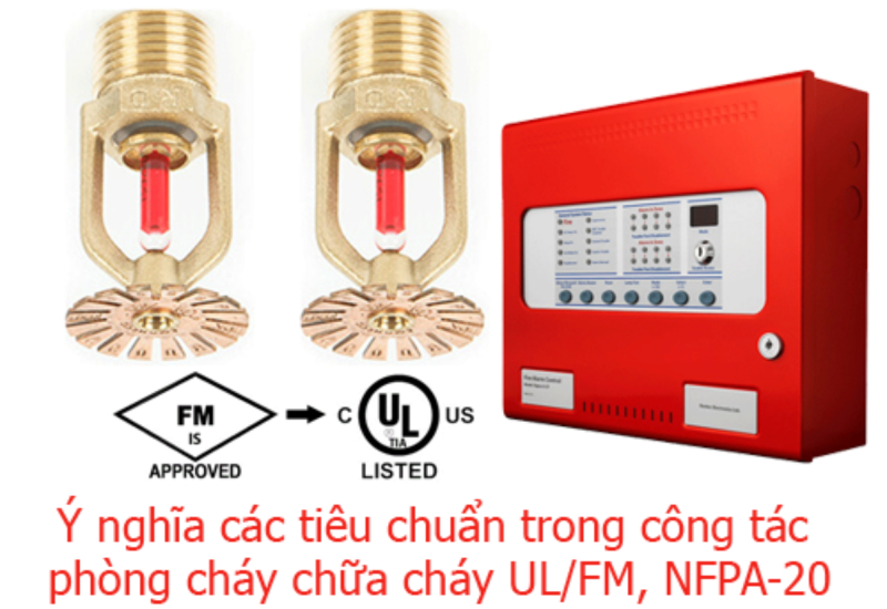 Ý nghĩa các tiêu chuẩn UL/FM và NFPA-20 trong công tác phòng cháy chữa cháy 