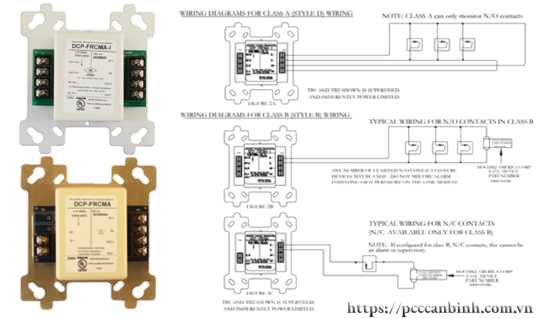 Hướng dẫn lắp đặt và sử dụng module địa chỉ giám sát đầu vào DCP-FRCMA/-I