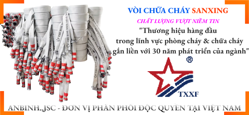 Cuộn vòi chữa cháy Sanxing - Trung Quốc