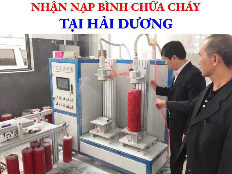 Nạp bình chữa cháy tại Hải Dương