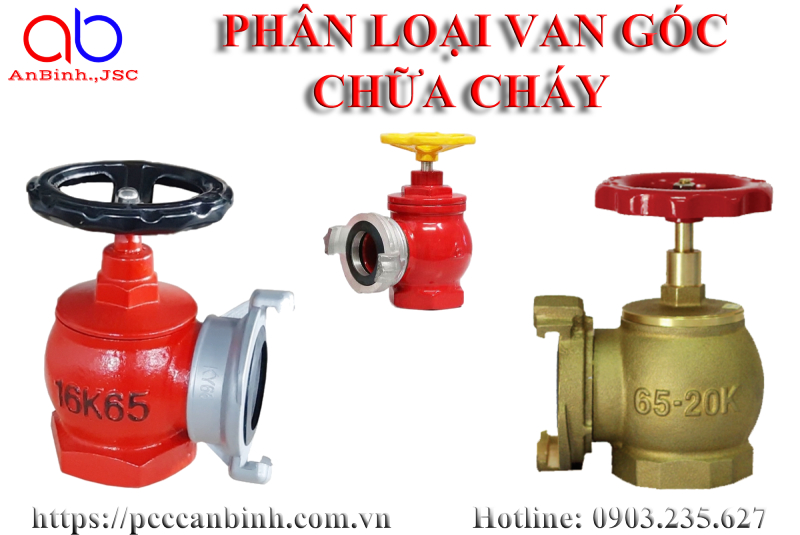 Van góc chữa cháy: Cấu tạo, nguyên lý hoạt động, phân loại