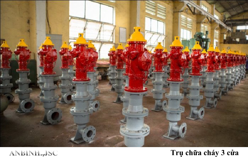 Trụ chữa cháy ngoài nhà