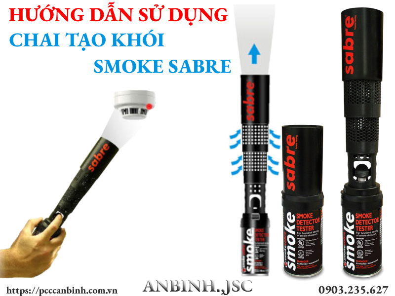 Hướng dẫn sử dụng chai tạo khói Smoke Sabre