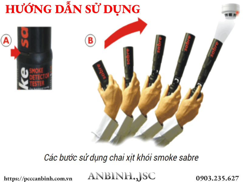 Hướng dẫn sử dụng chai tạo khói Smoke Sabre