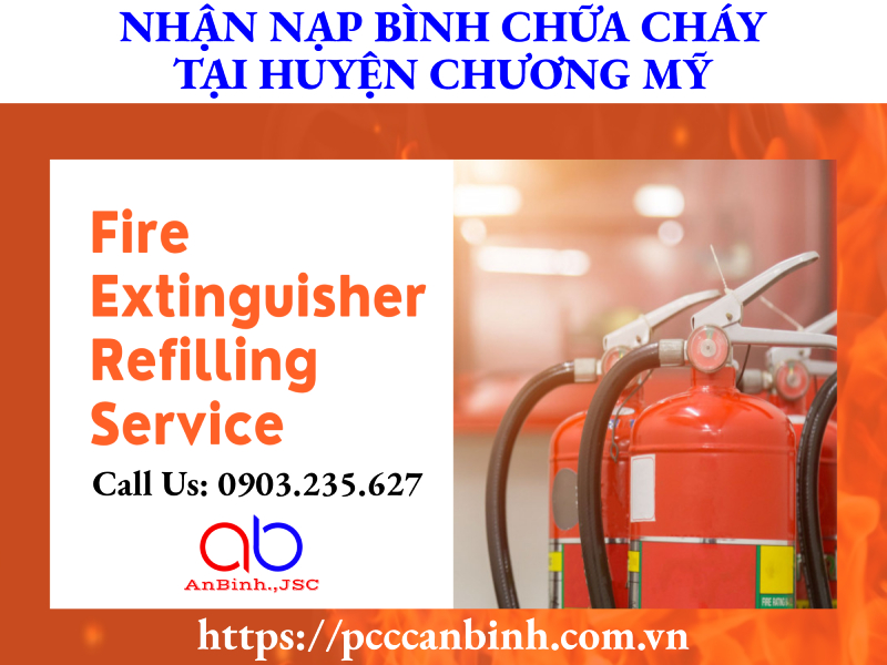 Nạp bình chữa cháy tại huyện Chương Mỹ