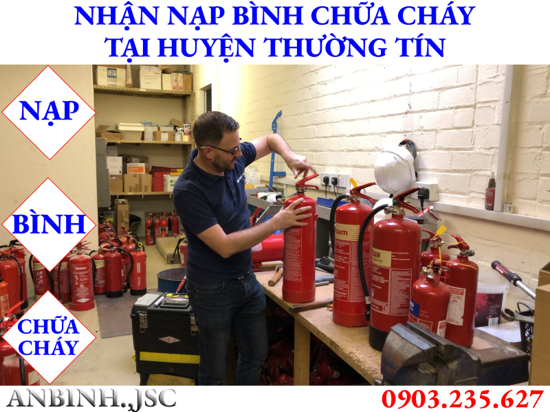 Nạp bình chữa cháy tại huyện Thường Tín