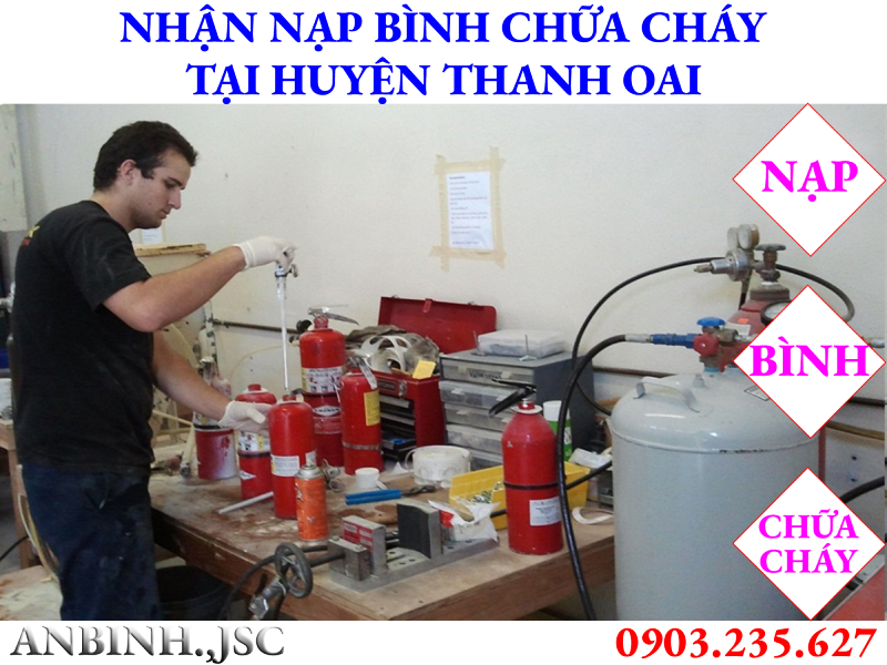 Nạp bình chữa cháy tại huyện Thanh Oai