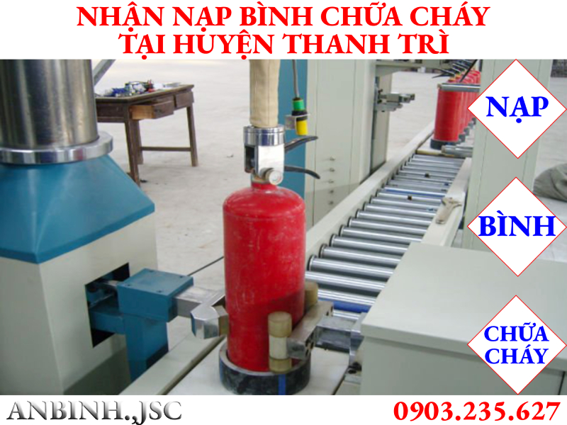 Nạp bình chữa cháy tại huyện Thanh Trì