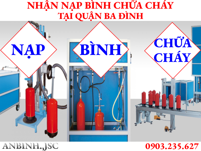 Nạp bình chữa cháy tại Quận Ba Đình