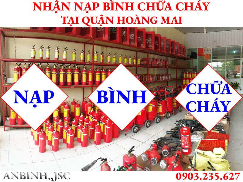Nạp Bình chữa cháy tại Quận Hoàng Mai