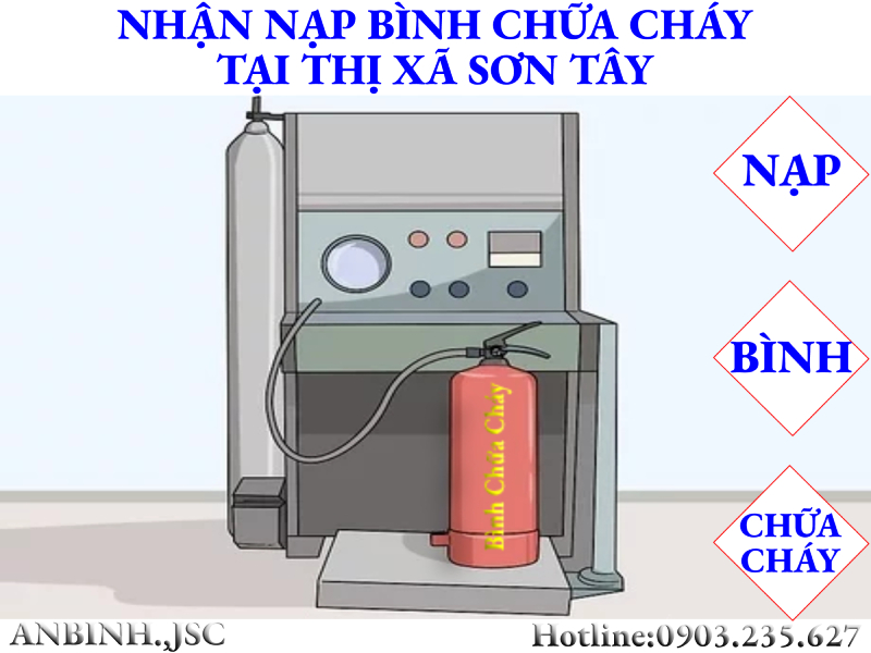 Nạp bình chữa cháy tại Thị xã Sơn Tây