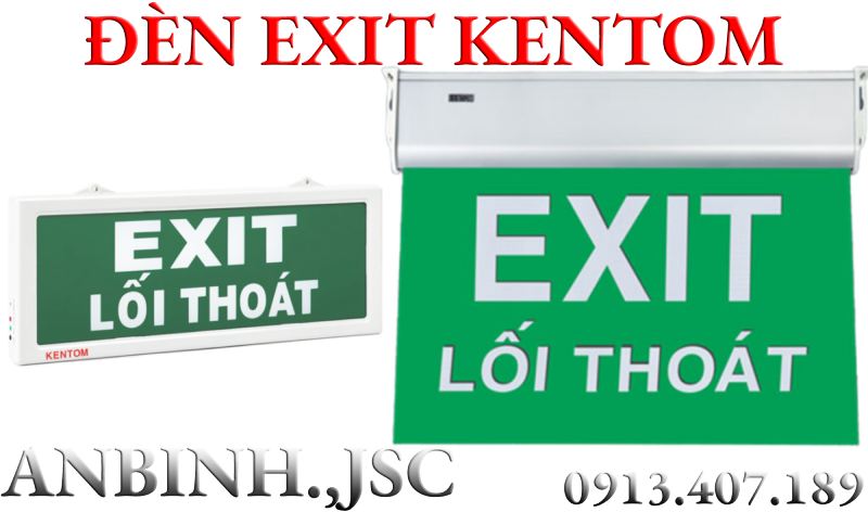 Đèn exit Kentom