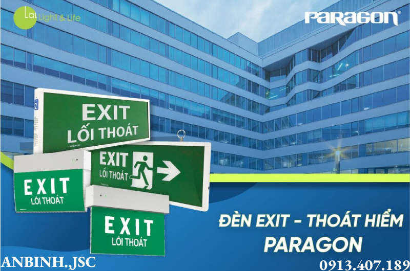 Cách phân loại đèn Exit và công dụng của từng loại