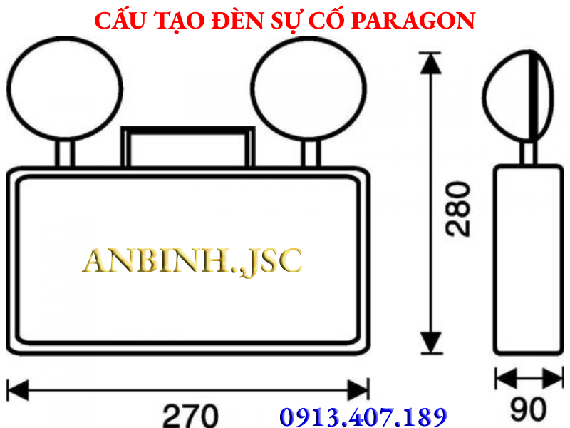 Đèn sự cố Paragon