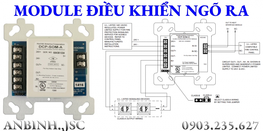 Hướng dẫn lắp đặt module điều khiển ngõ ra DCP-SOM-A