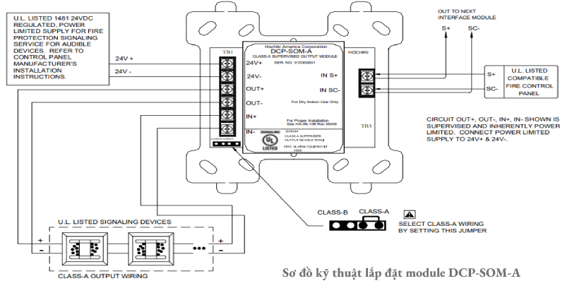 Hướng dẫn lắp đặt module điều khiển ngõ ra DCP-SOM-A