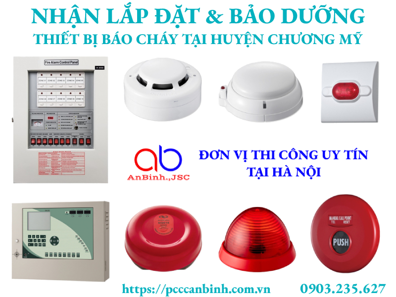 Nhận lắp đặt hệ thống báo cháy cho nhà máy, nhà xưởng tại huyện Chương Mỹ