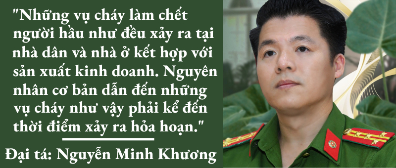 Dạng nhà ống có nguy cơ gây chết nhiều người khi cháy