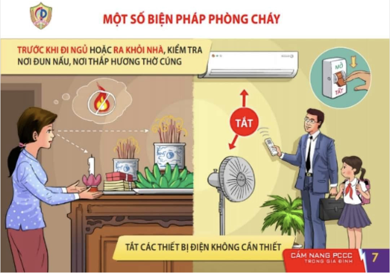 Cẩm nang phòng cháy và chữa cháy trong gia đình
