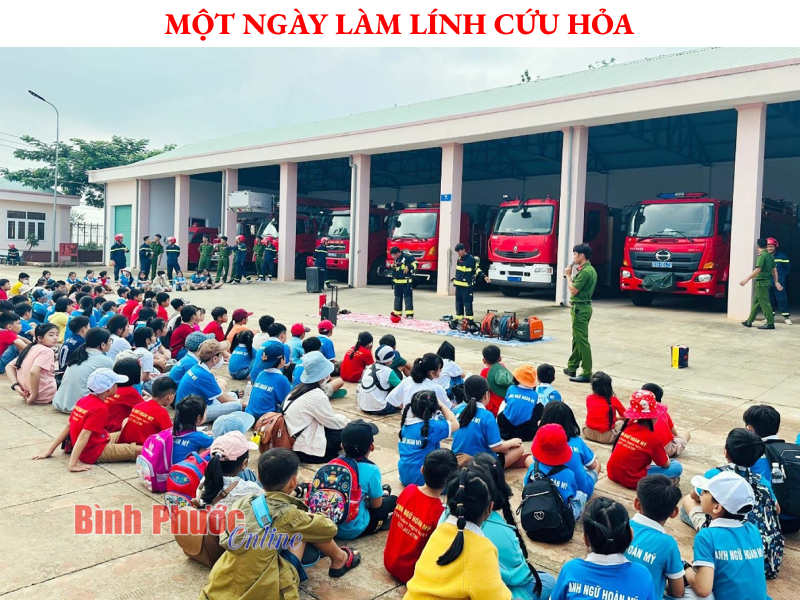 Bình Phước: Một ngày làm lính cứu hỏa