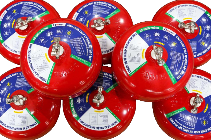 Bình Chữa Cháy Tự Động Bột ABC 8kg 83MEC