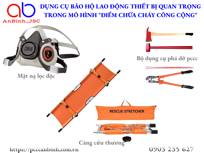 Thiết bị quan trọng trong mô hình "Điểm chữa cháy công cộng"