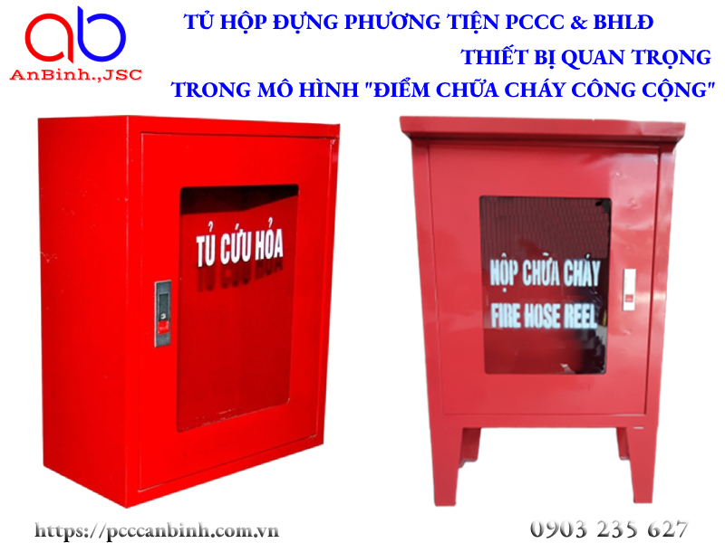 Thiết bị quan trọng trong mô hình "Điểm chữa cháy công cộng"