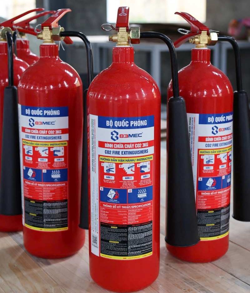 Bình chữa cháy CO₂ MT3 83MEC