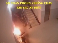An toàn phòng, chống cháy khi sạc xe điện