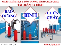 Kiểm tra và bảo dưỡng bình chữa cháy tại Quận Ba Đình