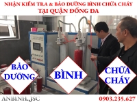 Kiểm tra và bảo dưỡng bình chữa cháy tại Quận Đống Đa