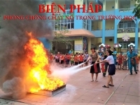 Biện pháp đảm bảo an toàn phòng chống cháy nổ trong trường học