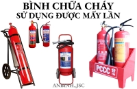 Bình chữa cháy dùng được mấy lần? Xịt hết có bơm lại được không?