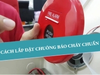 Cách lắp đặt đấu nối chuông báo cháy chuẩn hiện nay