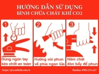 Hướng dẫn sử dụng bình chữa cháy CO2