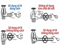 Khuyến cáo bảo quản và lắp đặt đầu phun Sprinkler