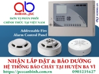 Nhận lắp đặt hệ thống báo cháy cho nhà máy, nhà xưởng tại huyện Ba Vì