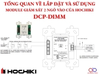 Tổng quan về lắp đặt và sử dụng module giám sát 2 ngõ vào của Hochiki DCP-DIMM