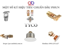 Một số ký hiệu tiêu chuẩn đầu phun Sprinkler Tyco