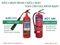 Bình chữa cháy cho gia đình nên mua loại nào tốt nhất?