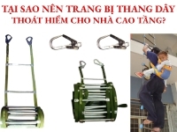 Tại sao nên trang bị thang dây thoát hiểm cho nhà cao tầng?