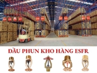 Tối đa sự linh hoạt khi cài đặt và khả năng lưu trữ kho hàng khi sử dụng đầu phun kho hàng ESFR của Tyco