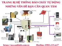 Trang bị hệ thống báo cháy tự động - những vấn đề bạn cần quan tâm