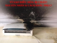 Vì sao điều hòa bị cháy? Nguyên nhân và cách khắc phục?