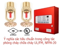 Ý nghĩa các tiêu chuẩn UL/FM và NFPA trong công tác phòng cháy chữa cháy 