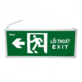 Đèn Exit hai mặt chỉ một hướng - Song ngữ