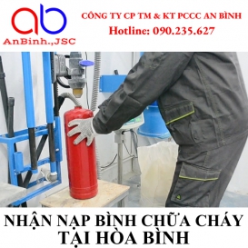 Nạp bình chữa cháy tại Hòa Bình