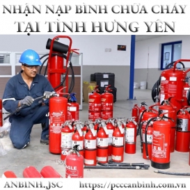 Nạp bình chữa cháy tại Hưng Yên